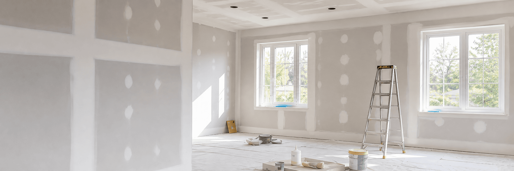 Contractor reviewing project details